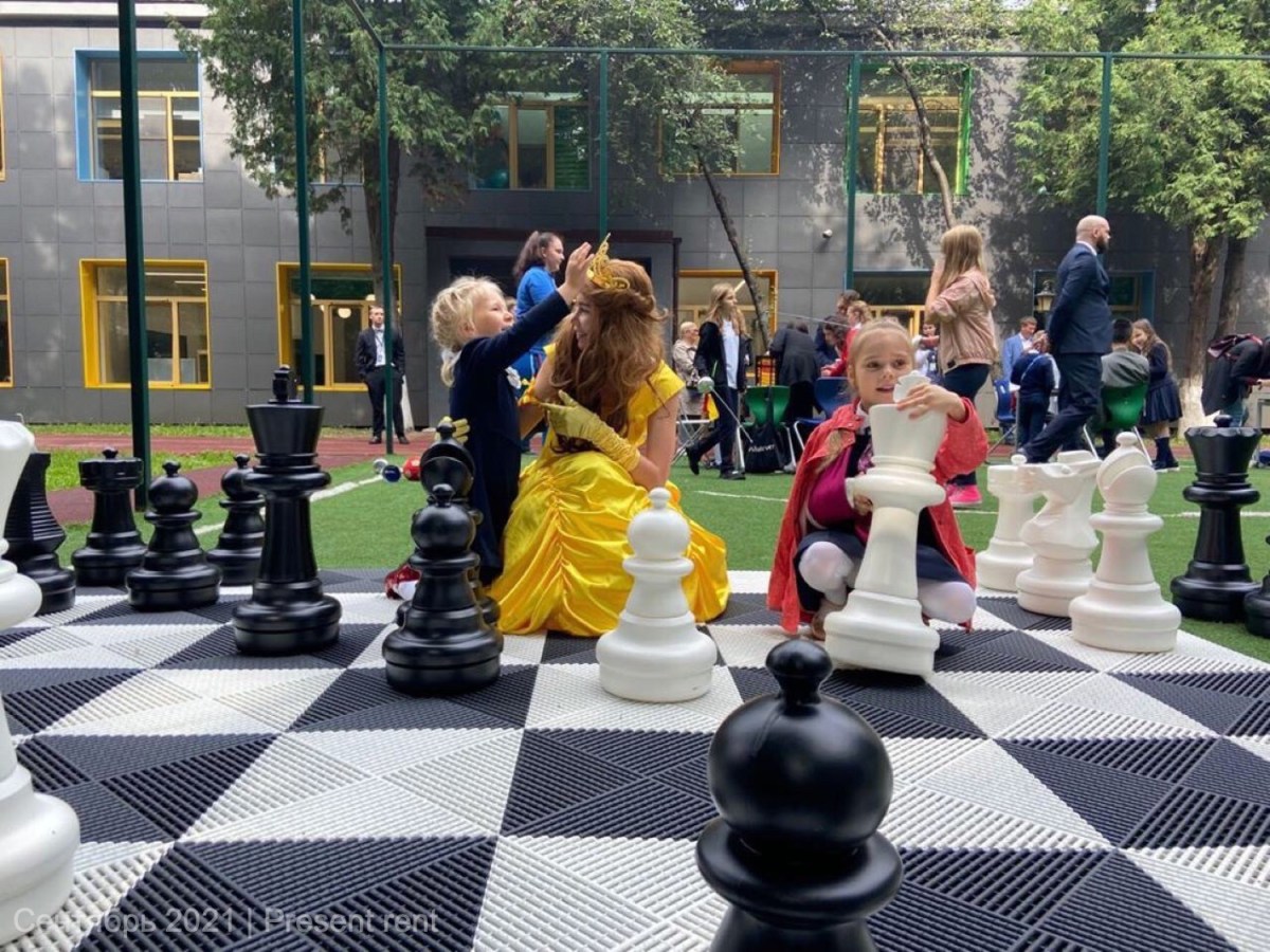 Большие шахматы на День Знаний в&nbsp;школу