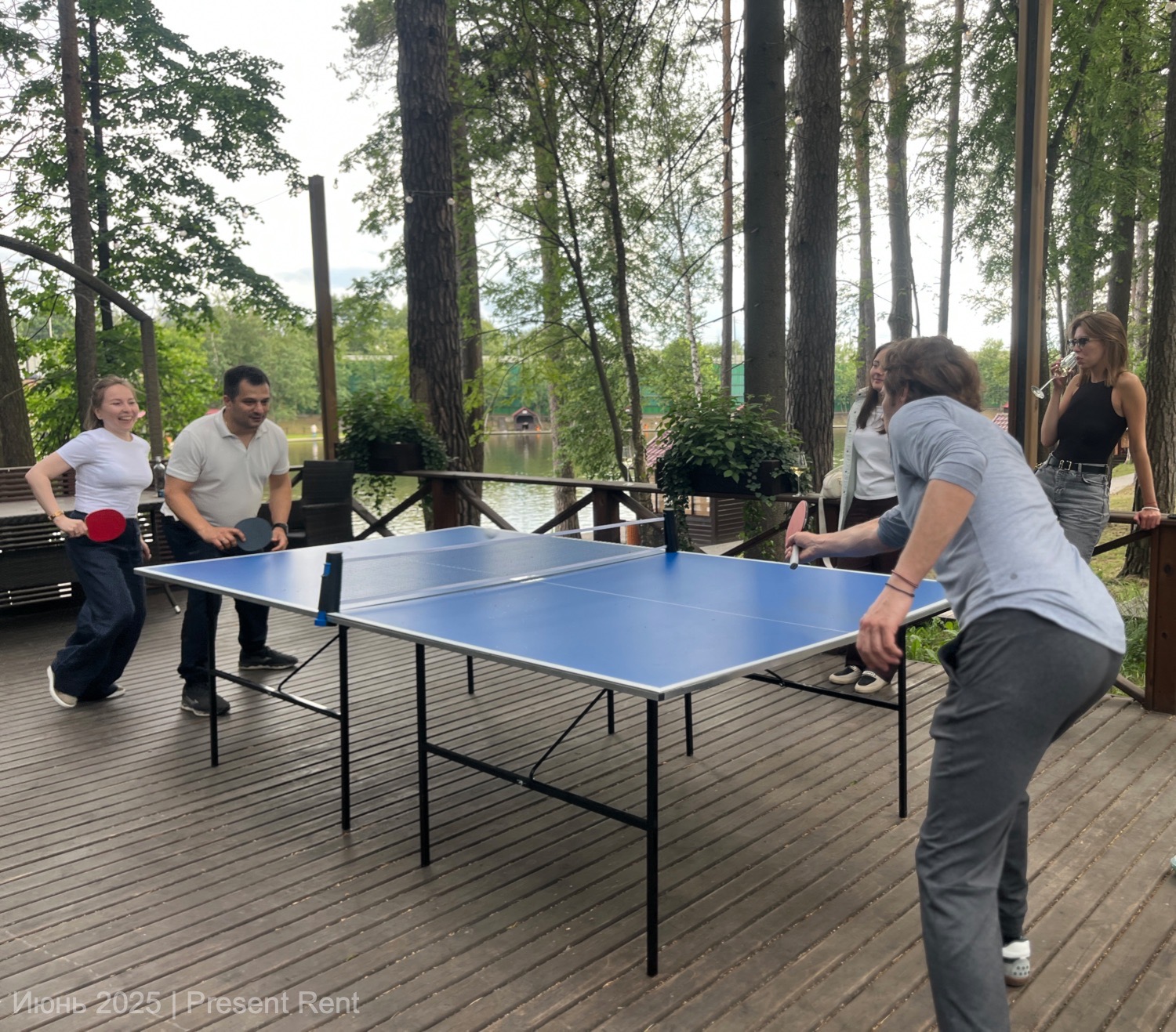 Аренда теннисного стола для уличного мероприятия в Подмосковье
